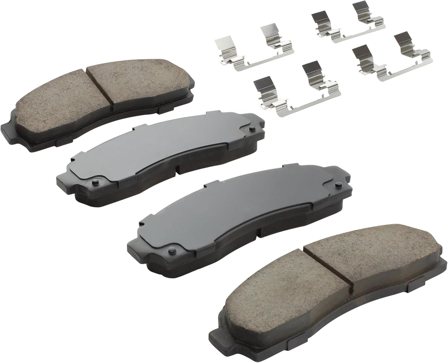 Premium Ceramic Front Brake Pads (1001-0833C) Compatible with 1995-2012 Chevrolet/Ford/Mazda/Mercury/Pontiac/Saturn (B2300/B3000/B4000/Equinox/Explorer/Mountaineer/Ranger/Torrent/Vue)