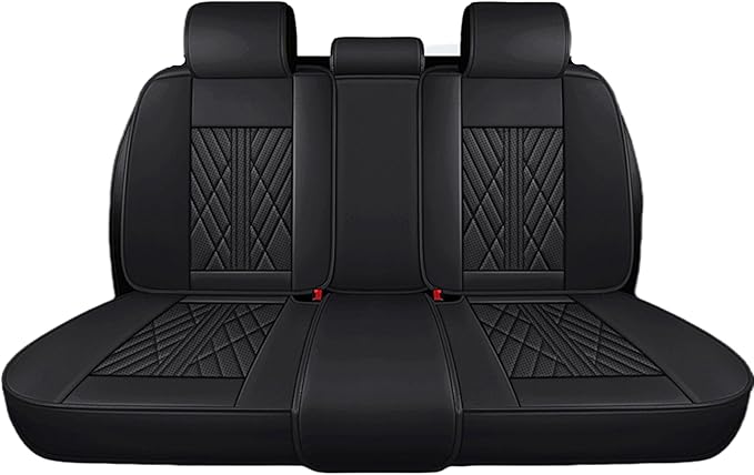 Universal Fit Waterproof Breathable Nappa Leather Automotive Vehicle Car Seat Covers Set Cushion Protector for Sedan SUV