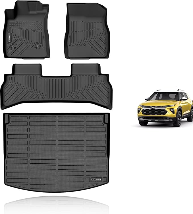 KELCSEECS® 2026 2025 Chevy Trailblazer(FWD) Floor Mats,2024 2023 2022 2021 Chevy Trailblazer(FWD) Floor Mats & Cargo Liner(Only Cargo in Upper Deck Position) Accessories