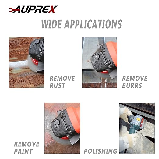 5 Pack 4 Inch Coarse Crimped Wire Wheel Brush for Angle Grinder with 5/8 Inch-11 Threaded Arbor - 0.014 Inch Carbon Steel Wire -Light Duty Conditioning for Metals