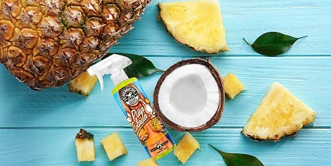Chemical Guys AIR22916 Pina Colada Air Freshener and Odor Eliminator, (Great for Cars, Trucks, SUVs, RVs, Home, Office, Dorm Room & More) 16 fl oz