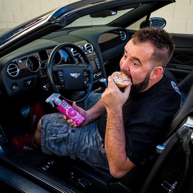 Chemical Guys AIR23304 Fresh Glazed Doughnut Scent Premium Air Freshener and Odor Eliminator, (Great for Cars, Trucks, SUVs, RVs, Home, Office, Dorm Room & More) 4 fl oz