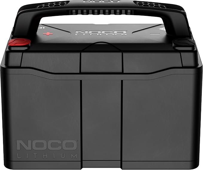NOCO Lithium NLX31: 12V LiFePO4 Lithium Battery — Dual-Purpose — 120Ah Deep-Cycle + 1600A Group 31 Starter Battery — For Auto, Car Audio, Marine, Boat, RV, Off-Grid, Camper — UL Listed