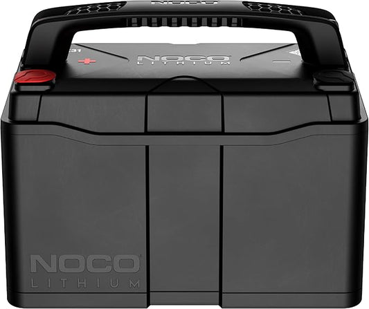 NOCO Lithium NLX31: 12V LiFePO4 Lithium Battery — Dual-Purpose — 120Ah Deep-Cycle + 1600A Group 31 Starter Battery — For Auto, Car Audio, Marine, Boat, RV, Off-Grid, Camper — UL Listed