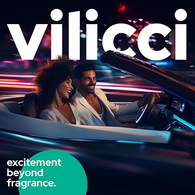 Vilicci Diamond Spirit Car Air Freshener – Spicy Clean Car Fragrance & Odor Eliminator | Long-Lasting Car Diffuser | Vegan & Cruelty-Free Fragrance Oils | Premium Auto Perfume | Lasts up to 120 Days