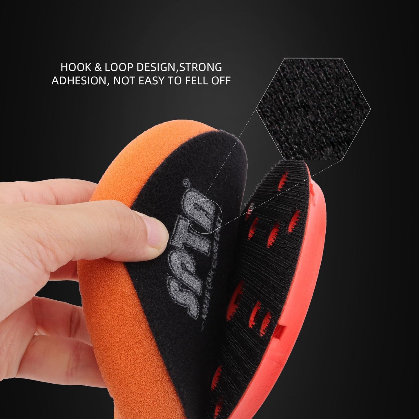 SPTA Buffing Polishing Pads Kits, with 3Pcs 6.5 Inch Polishing Pads,16oz Polishing Pad Cleaner, 2 Microfiber Towel and 1 Pad Cleaning Brush, All for Car Buffer Polisher, Polishing and Buffing