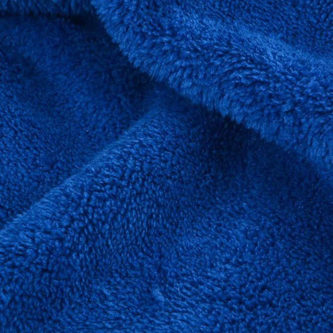 SINLAND Microfiber Car Drying Towels Ultra Absorbent,No Streaks,Scratches, or Water Spots,Wash Cleaning Auto Detailing Towels 380gsm 16inch x 24inch 3Pack Blue