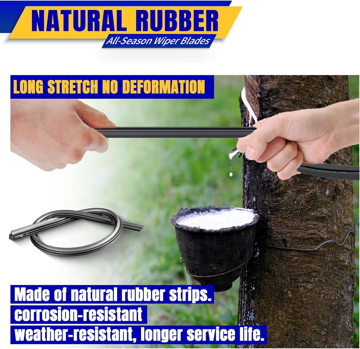 3 wipers Replacement for 2012-2019 Fiat 500, Windshield Wiper Blades Original Equipment Replacement - 24"/14"/12" (Set of 3) U/J HOOK