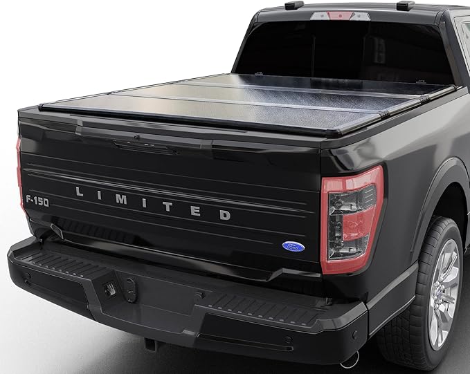 Hard Tri-Fold Truck Bed Cover Compatible with 2015-2025 Ford F150 | F150 Lightning 5'5"Bed (66")