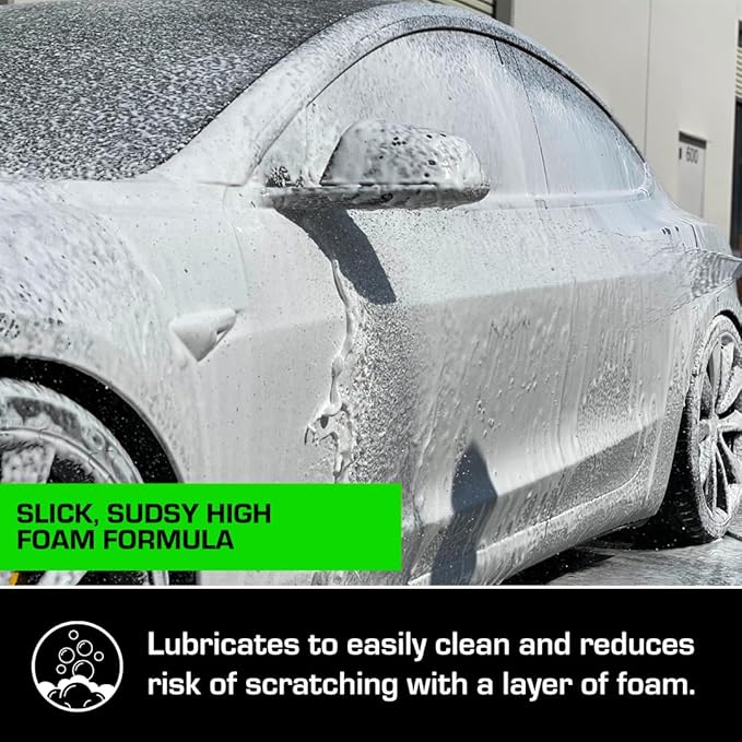 Ceramic Car Shampoo - Car Wash For Ceramic Coatings - Car Wash Soap - Adds Hydrophobic Protection | Enhances Ceramic Coatings, Waxes Or Sealants | Incredible Shine