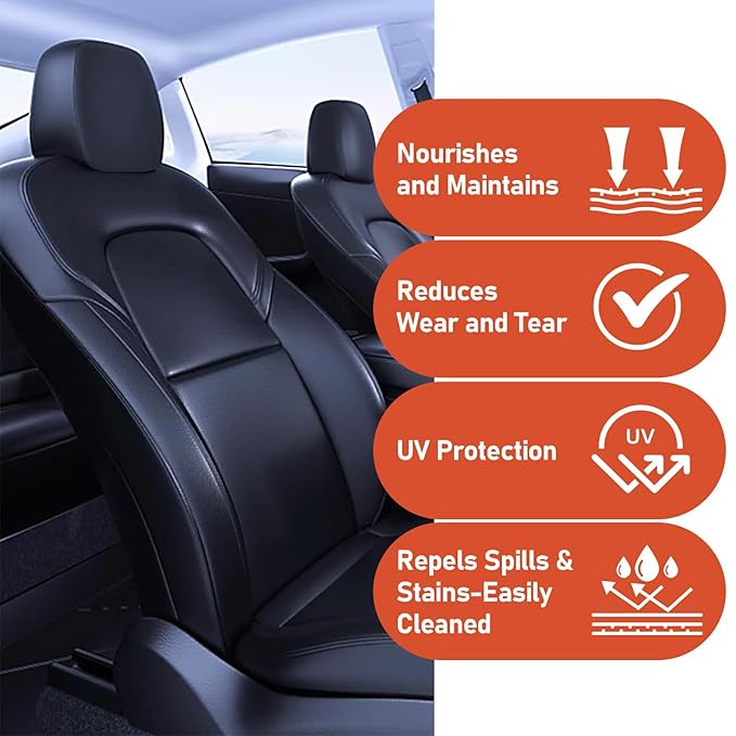 FOLLOWIN Ceramic Leather Coating,Leather Conditioner for Car Interiors,Car Seats,Furniture,Coats,Shoes,Couch,UV Protection,Repels Spills & Stains,10.5oz/300ml