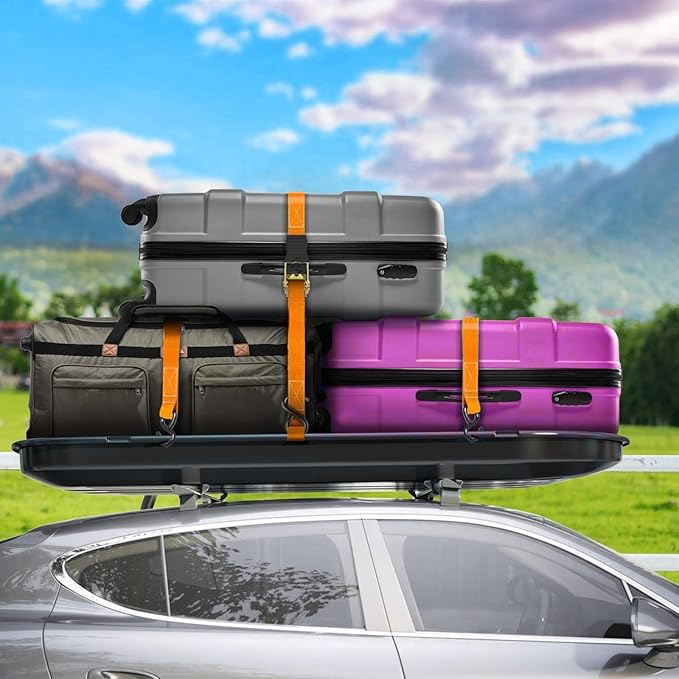 Ratchet Straps, 6Pack 20Ft Ratchet Tie Down Straps, 1700 LB Break Strength Ratchet Tie Down Straps with Safety Lock S Hooks & Soft Loops for Moving Cargo, Motorcycle, Appliances, Lawn Equipment