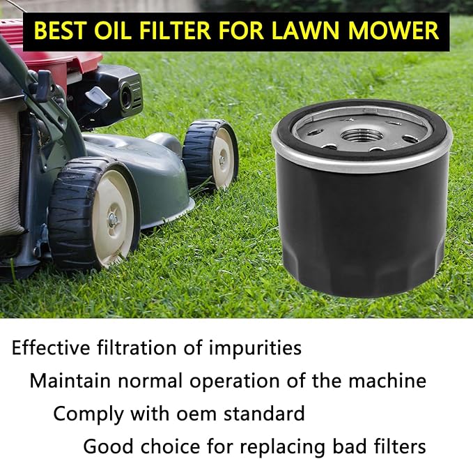 1205001S Oil Filter, Replacement for Kohler Engine Lawn Mower, for Cub Cadet, for Troy Bilt Bronco 1205001, 12 050 01-S Oil Filter 1PCS