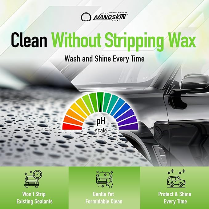 Nanoskin BUBBLE BATH Foaming Car Wash Shampoo 5 Gallons - Works with Foam Cannon, Foam Gun, Bucket Washes, Car Soap for Pressure Washer | For Car, Truck, Motorcycle, RV & More | Green Apple Scented