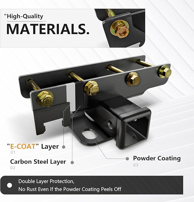 Tow Hitch 2 Inch, for Jeep Wrangler Tow Hitch Trailer Kit Compatible with 2018 2019 2020 2021 2022 2023 2024 JL JLU Hitch Receiver with Cover, 2 Inch Rear Bumper Towing Combo (2 Door & 4 Doors)