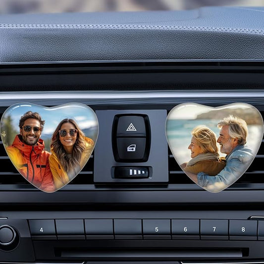Personalized Car Air Vent Clip with Your Photo and Text,Custom Different Scents Car Air Vent Clip,Interior Decoration,Decorative Accessories