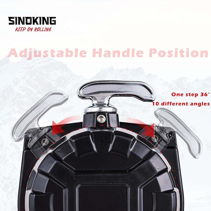 SINOKING 13500 lb Electric Winch for Jeep, Truck, SUV, Trailer Winch & Boat Winch – Heavy Duty Synthetic Rope 12V Winch, Waterproof Towing Winch with Wireless and Wired Remote