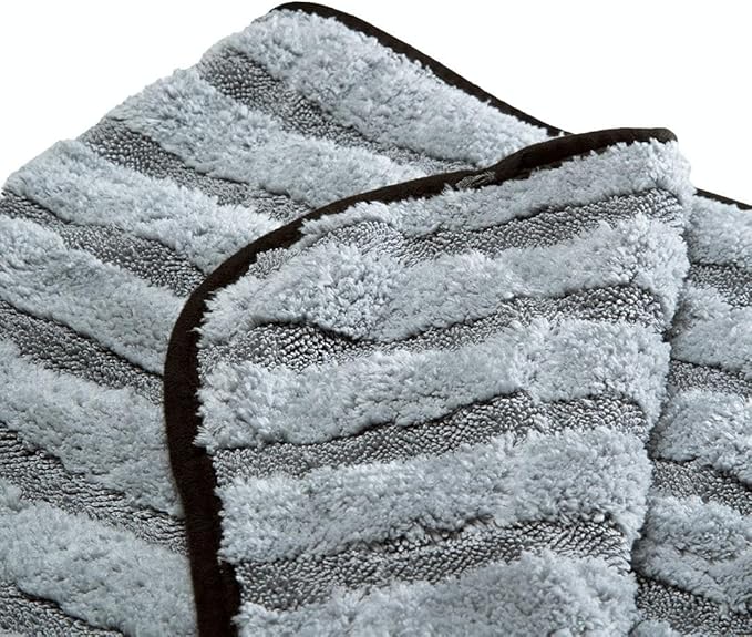 Ethos Car Drying Towel - 1000GSM Twisted Loop Microfiber Towels 20" x 30" - Car Drying Towels Extra Large, Dual Sided, Absorbs 12X Its Weight in Water! One Towel That Dries It All!