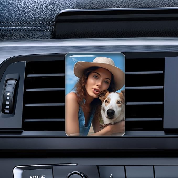 Personalized Car Air Vent Clip with Your Photo and Text,Custom Different Scents Car Air Vent Clip,Interior Decoration,Decorative Accessories