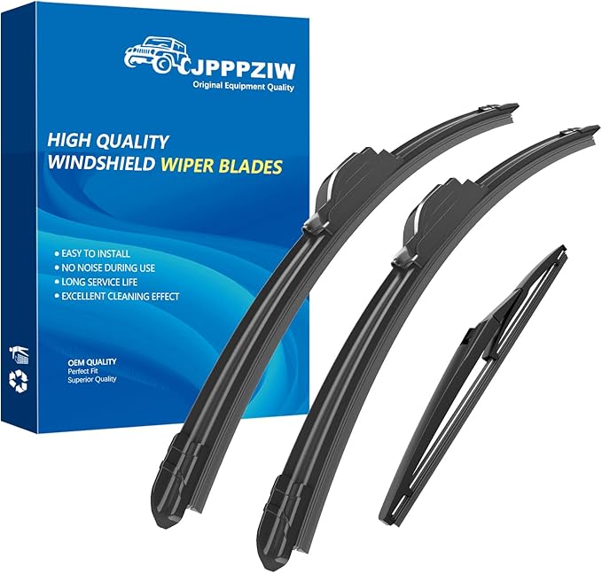 CJPPPZIW® Windshield Wipers-22 Inch+21 Inch+11 Inch Replacement for 2014 2015 2016 2017 2018 2019 2020 2021 Jeep Grand Cherokee Wiper Blades for My Car,Quality Front and Rear Wiper Blades(Pack of 3)