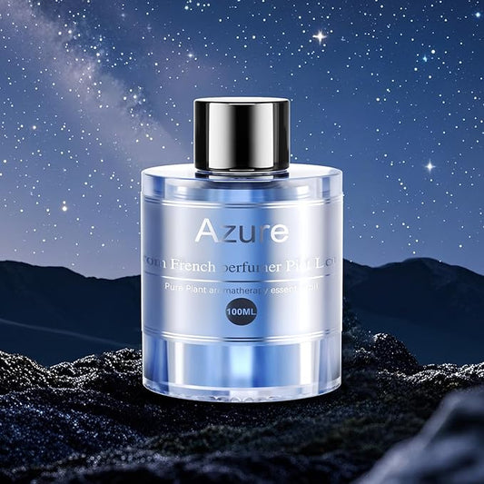 Amor Lyris Car Air Freshener Refill 3.5OZ/100ml Bottle, CO01/Dedicated Perfume Long Lasting Air Fresheners 6 Months, Car Diffuser Essential Oil Made of Natural Plant Extracts, Azure