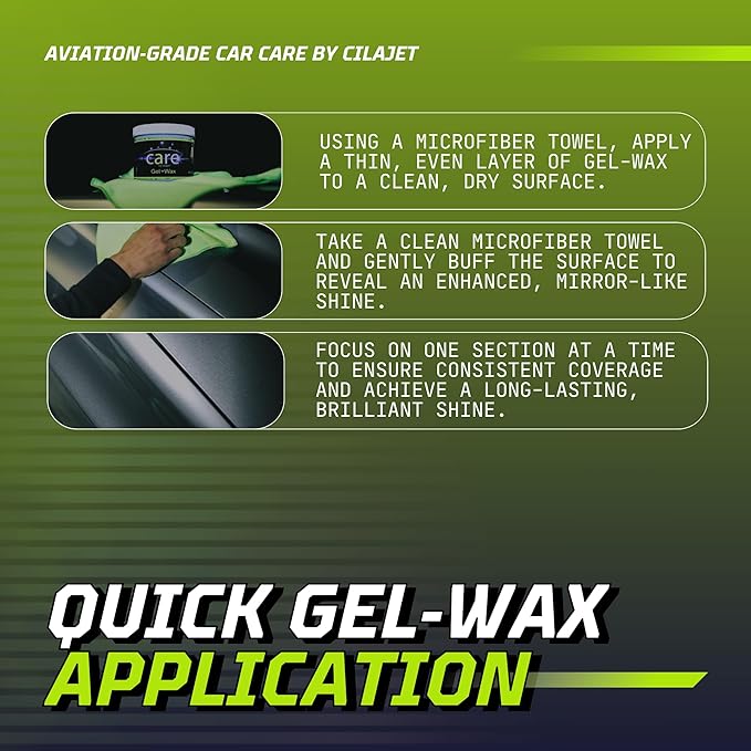 Care Gel-Wax 26 Oz. - Long-Lasting Vehicle Paint Protection With Deep Shine - Non-Hazardous Car Care for Cars, Trucks, Motorcycles, and Boats