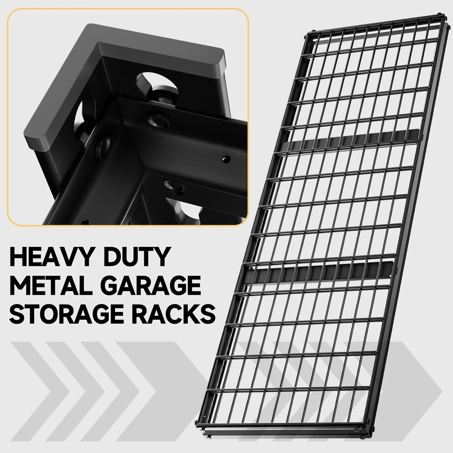 5-Tier 60" W X 20" D X 72" H Storage Shelves 2500LBS Metal Garage Shelving Adjustable Storage Shelf Metal Racks with Shelves Heavy Duty Shelving Units and Storage Utility Shelf