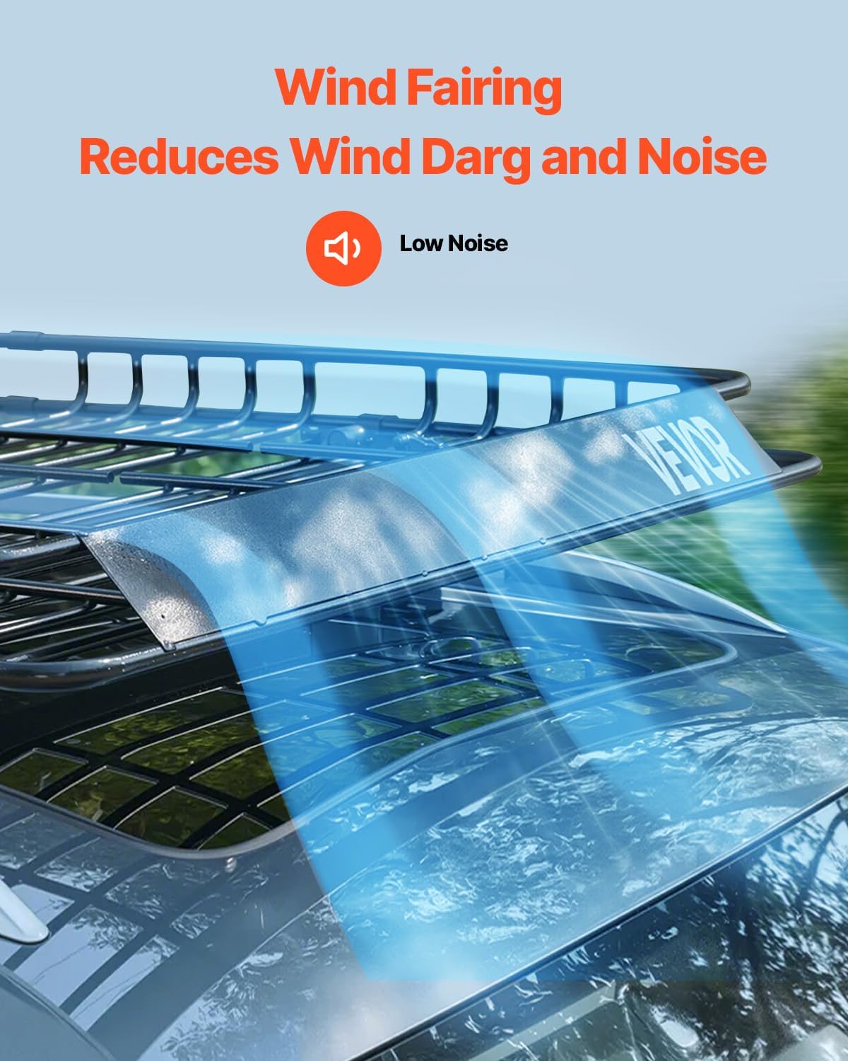 VEVOR Roof Rack Basket, 64 x 50 x 4.1 in, Universal Rooftop Cargo Carrier with Two 35.4 x 39.4 in Cargo Net,150 lbs Max Car Top Luggage Holder, 4.1 in Fence, Anti-Rust Alloy Steel, for SUV Truck Car