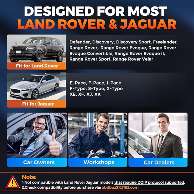 LAUNCH Creader Elite V2.0 for Land Rover Jaguar OBD2 Scanner, Bi-Directional Full Systems Diagnostic Scan Tool, All Reset Services, Active Test, Battery Reset, Height Calibration, Lifetime Free Update