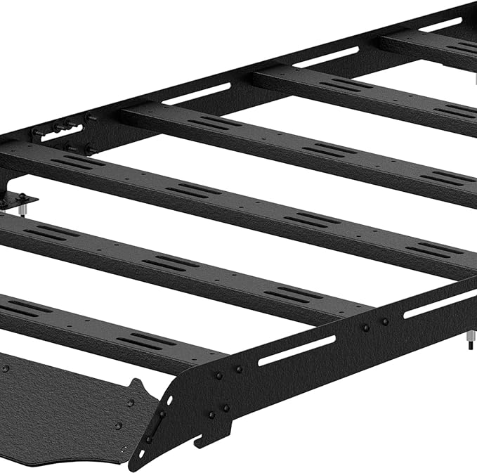 Full Length Roof Rack Cargo Basket Compatible with 2010-2024 Toyota 4Runner 5th Gen Cargo Carrier, Streamlined Heavy-Duty Overland Rooftop Luggage Storage Holder Cargo Racks, 800 LBS Capacity
