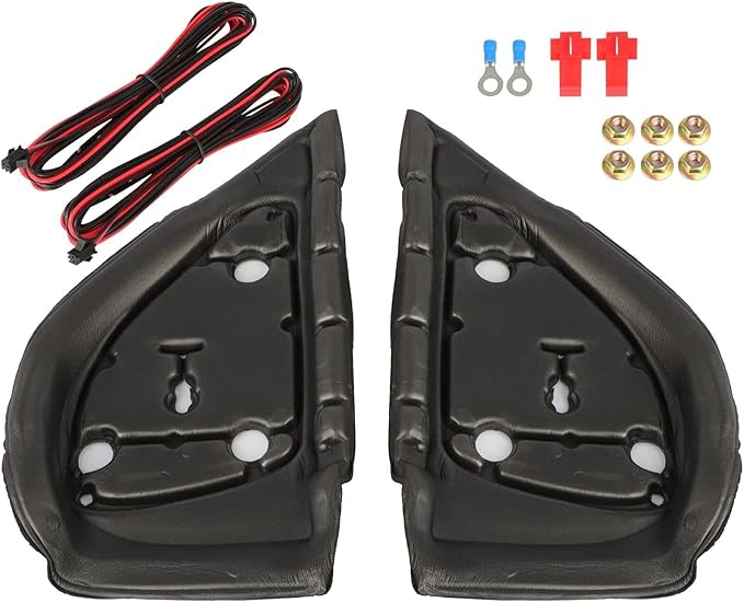 ECCPP Towing Mirrors Tow Mirrors With 2007-2014 For Chevy For Silverado For GMC For Sierra Truck Power Heated Turn Signal Width Light Lh Rh Pickup Truck