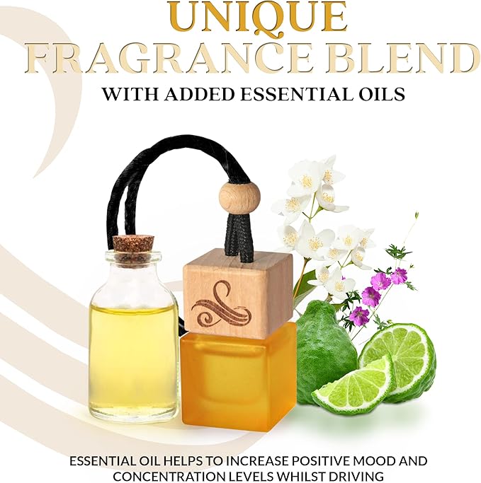 One Million Car Air Freshener for Men | Automotive Air Fresheners with Vent Clip | Strong Car Perfume with Odour Eliminating Technology | Long Lasting Air Freshener by Perfa