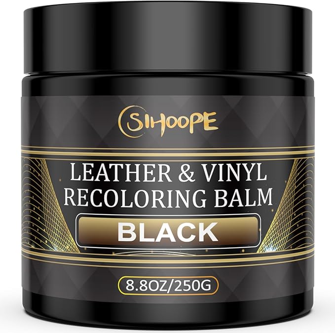 2025 New Advanced Leather Recoloring Balm,Black Leather Repair Kit for Furniture,Leather Dye Filler,Couch Paint and Repair,Leather Color Restorer for Couches,Leather Scratch Remover for Car Interior