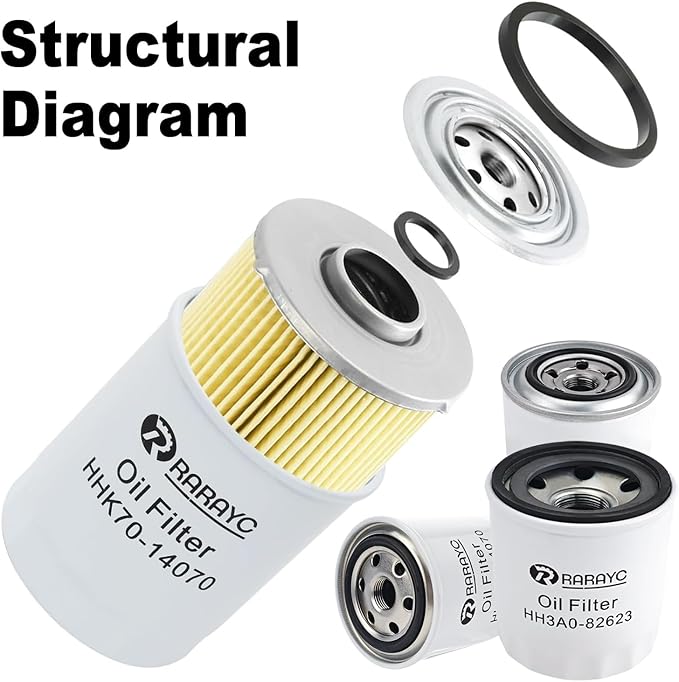 Tractors maintenance kit Oil, Fuel, Air & Hydraulic Filter Compatible with Kubota L3301HST & L3901HST with D1803 Engine Replaces TC620-93230 HH164-32430 TC422-82620 HHK70-14070 1J800-43170