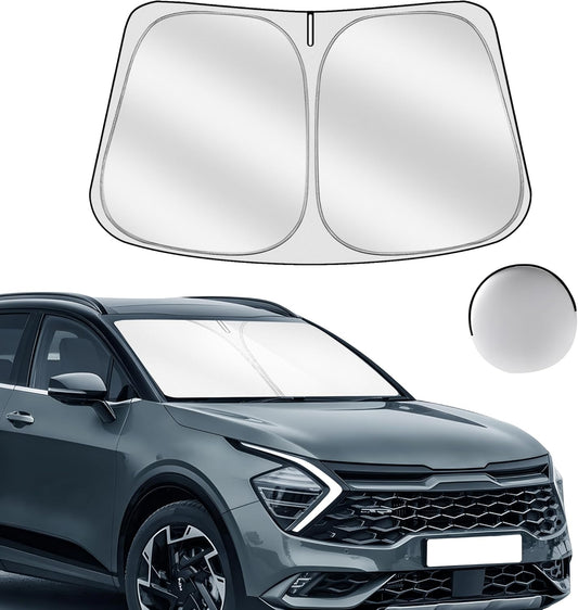 Windshield Sun Shade for Kia Sportage NQ5 2023-2025 Foldable Sunshade Custom Fit Front Window Car Interior Accessories Protector Blocks UV Rays