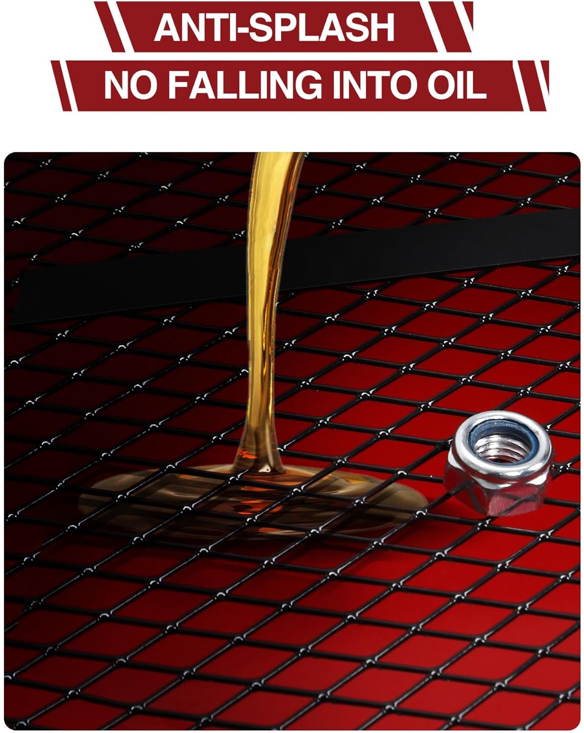 DEXSO 20 Gallon Electric Oil Drain Pan with 110V Pump & 8 Ft Hose, Low Profile & T Folding Handle Oil Drain Cart for Truck Cars SUVs