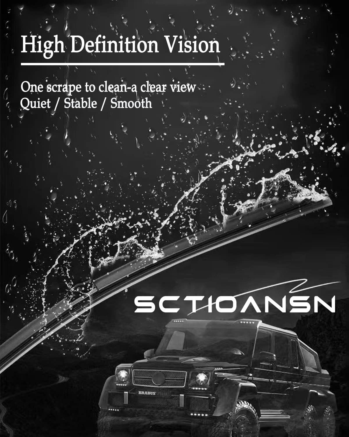 3Pcs Windshield Wipers Blades for Volkswagen Tiguan 2007-2017, Original Equipment Automotive Replacement Windshield Wiper Blades for My Car-24"/21"/13" (Pack of 3)