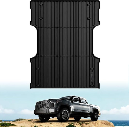 LASFIT Bed Mat for Toyota Tundra 2022-2026 6.5FT/6.5' Truck Bed, All Weather 6.5 FT Bed Liner for Toyota Tundra 2026 2025 2024 2023 2022 Accessories TPE Trunk Mat Cargo Mat (Not Fit Drop-in Liners)