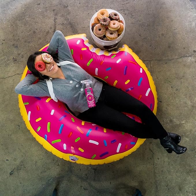 Chemical Guys AIR23304 Fresh Glazed Doughnut Scent Premium Air Freshener and Odor Eliminator, (Great for Cars, Trucks, SUVs, RVs, Home, Office, Dorm Room & More) 4 fl oz