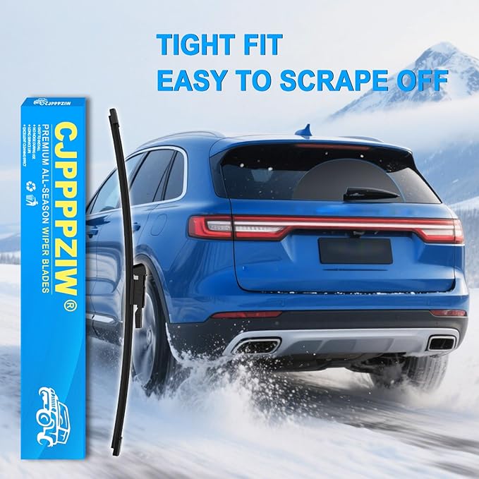 CJPPPZIW® Windshield Wipers-24"+19"+12" Replacement for 2012 2013 2014 2015 BMW X1 Premium All-Season Front and Rear Wiper Blades,Original Factory Quality(Pack of 3)