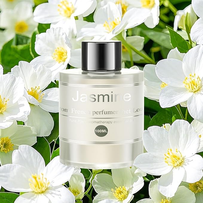 Smart Car Air Freshener Refill, CO01/Smart Dedicated Perfume, 3.5OZ Car Diffuser Essential Oil Lasts for 4-8 Months, Made of Natural Plant Extracts, Jasmine