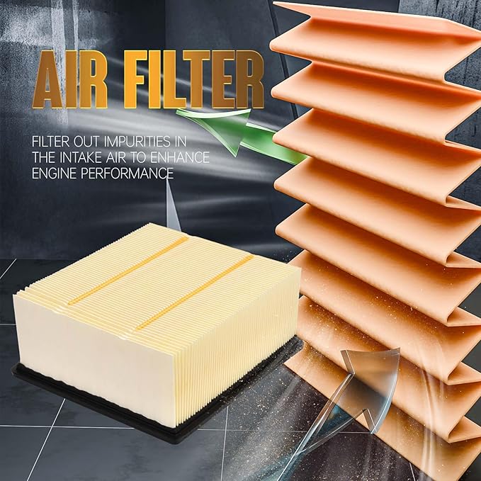 Fuel Oil Air Filter Set Fit for 6.7L Diesel Cummins,Compatible with 2013-2018 Dodge Ram 2500 3500 4500 5500, Replace 68197867AA 68157291AA 53034051AB 05083285AA 68406048AA