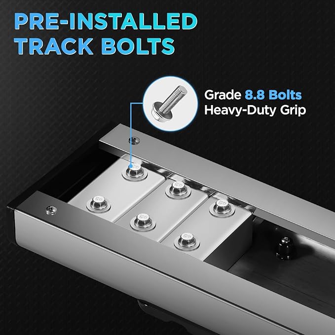 PZ 6.5" Crew Cab Running Boards for 2019-2025 Chevy Silverado/GMC Sierra 1500, 2020-2025 for 2500HD 3500HD Mirror Stainless Steel Side Step Nerf Bar Ridge Pattern