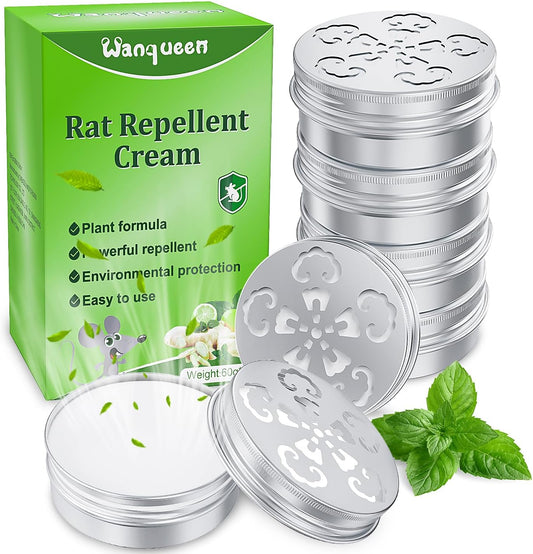 6 Pack Mouse Repellent for Car Engines, Peppermint Oil to Repel Mice and Rats, Mouse Repellent Keep Rodents Out of Car Rat Repellent for House Mice Repellent Outdoor