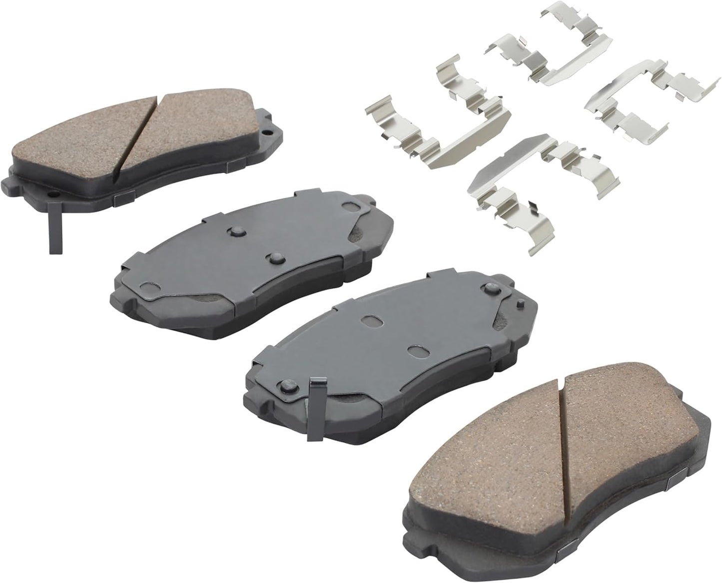 Premium Ceramic Front Brake Pads (1001-1295AC) Compatible with Hyundai ix35 2015-2015, Hyundai Tucson 2010-2017