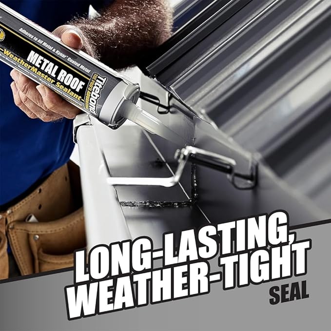 Titebond WeatherMaster Metal Roof Sealant 62491 Gray 9.5 Oz