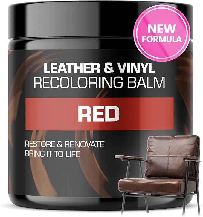 Leather Recoloring Balm, Color Restorer, Scratch Remover, Couch Paint and Repair, Leather Balm for Couches