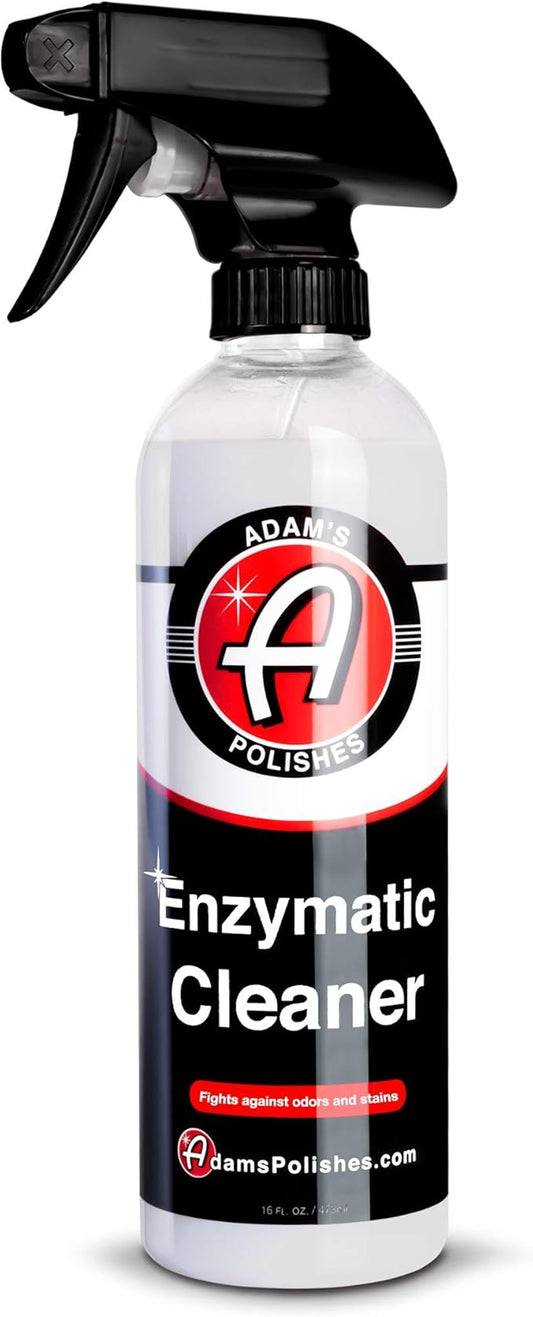 Adam's Polishes Enzymatic Cleaner 16oz - Eliminate Stains & Odors From Extreme Bio-Based Messes - Water-Based, Non-Toxic All Purpose Interior Cleaner - Safe On All Surfaces In Your Home or Vehicle