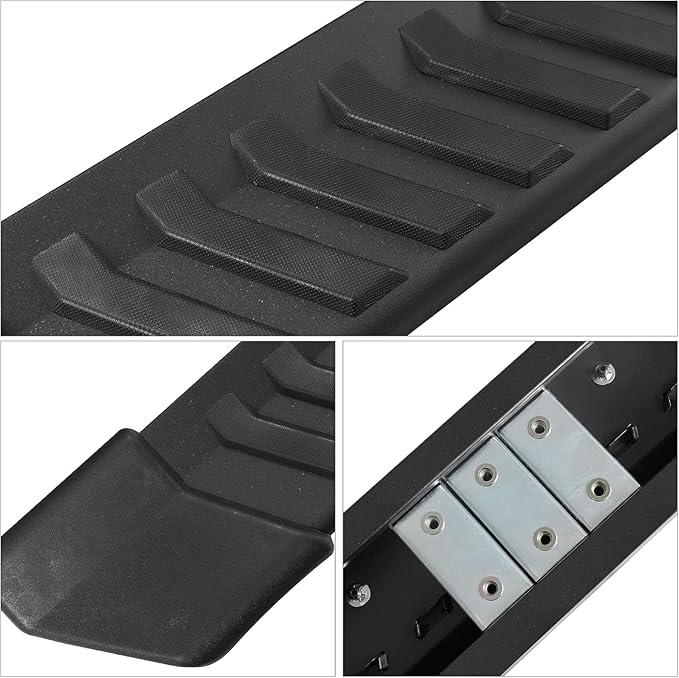 COMNOVA Running Boards Compatible with 2004-2014 Ford F-150 Crew Cab (4 Full-Size Doors), 6 Inch Step Pad Design, F150 Step Bars Side Steps Made with Carbon Steel, OE Style.