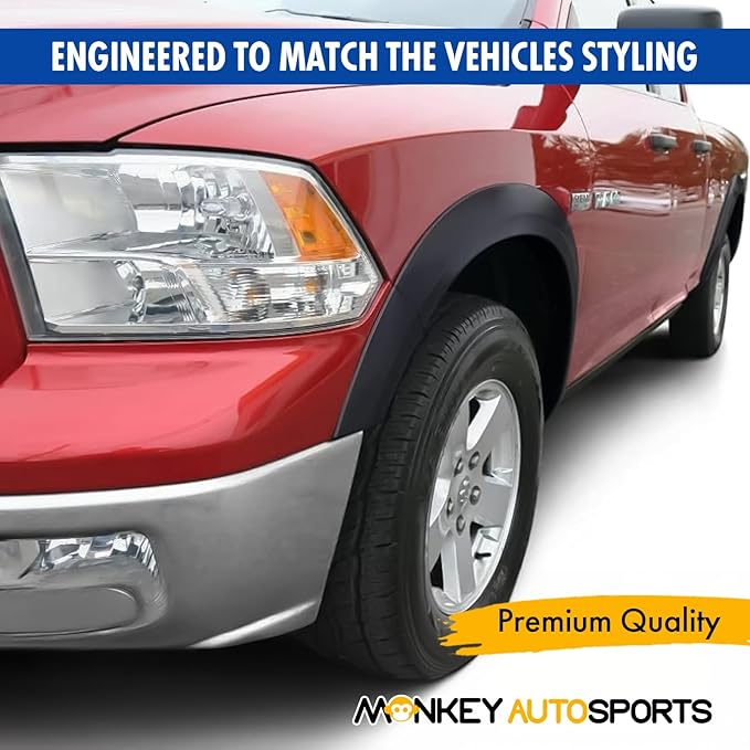 Dodge Ram 1500 Factory/OE Design Fender Flares. 2009-2018 Models. Set of 4